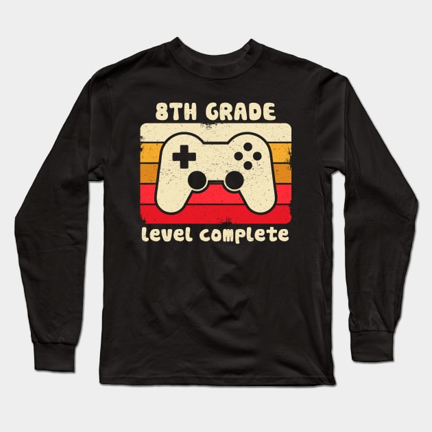 8th Grade Level Complete Long Sleeve T-Shirt by luisharun